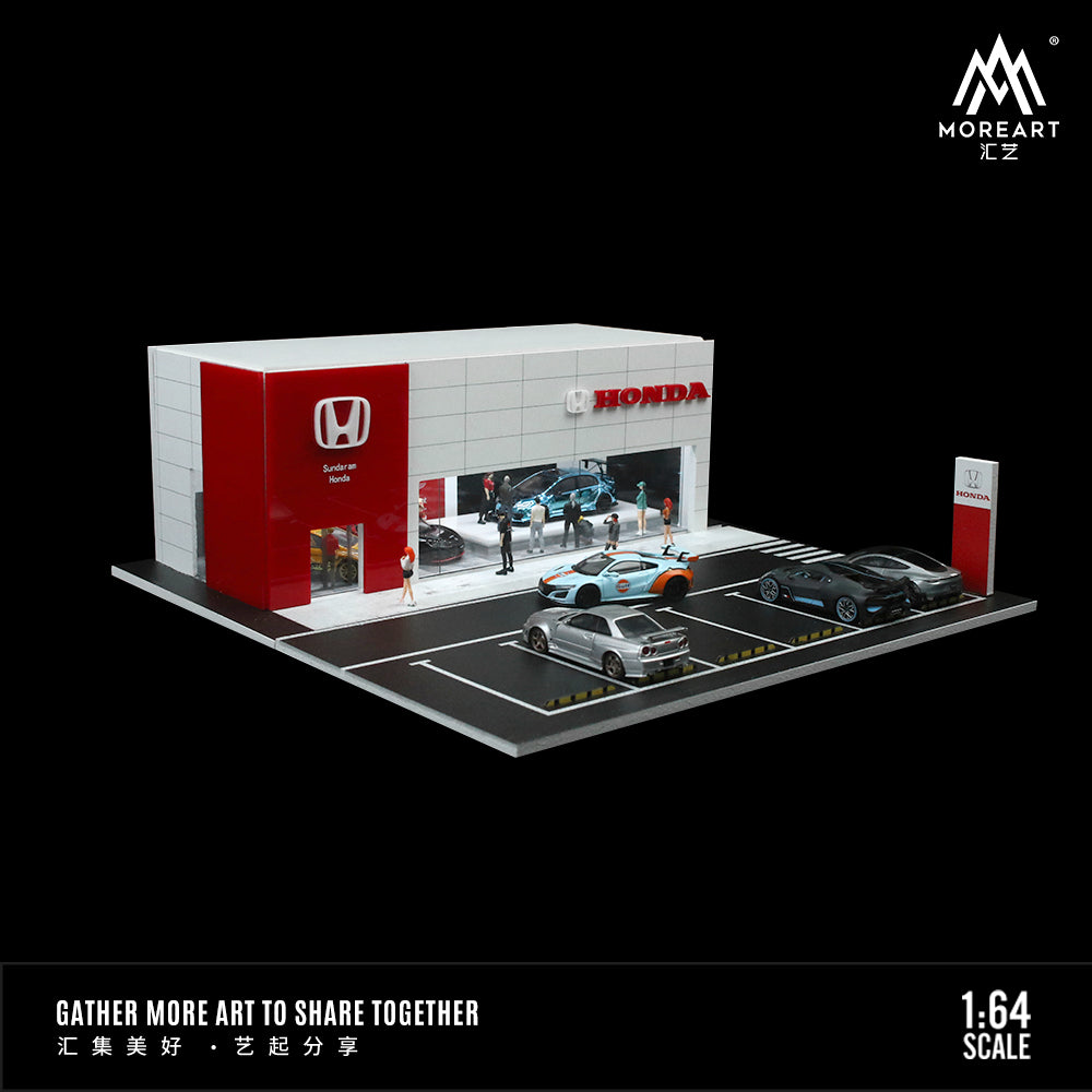 [Preorder] MoreArt 1:64 Honda 4S Showroom Scene Model