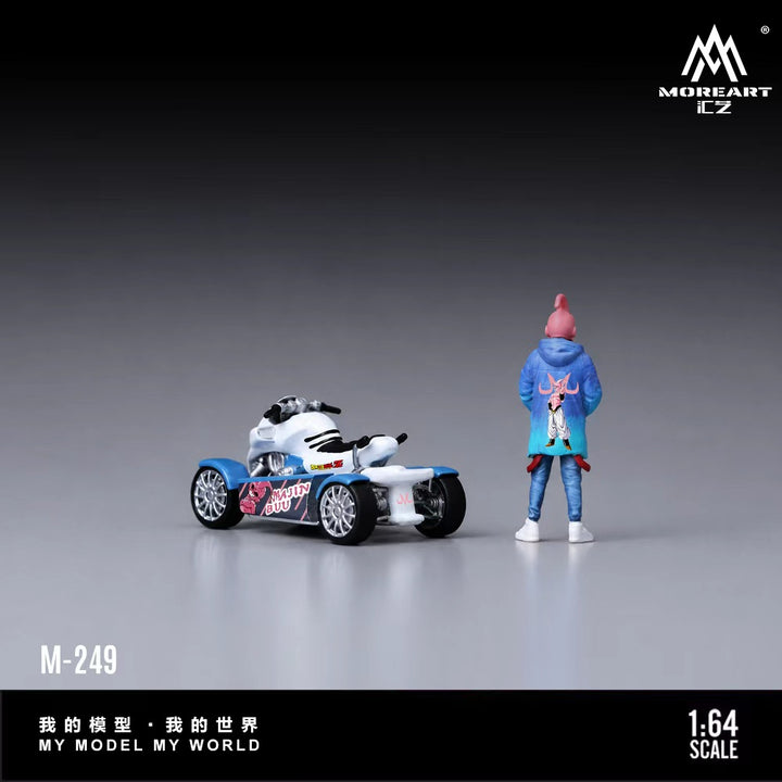 [Preorder] MoreArt 1:64 MAJIN BUUDECAL QUAD BIKE FIGURE SET MO222249