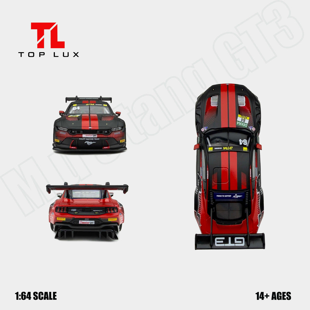 [Preorder] TOP LUX 1:64 Ford Mustang GT3 2025 DTM Race TOP64-006