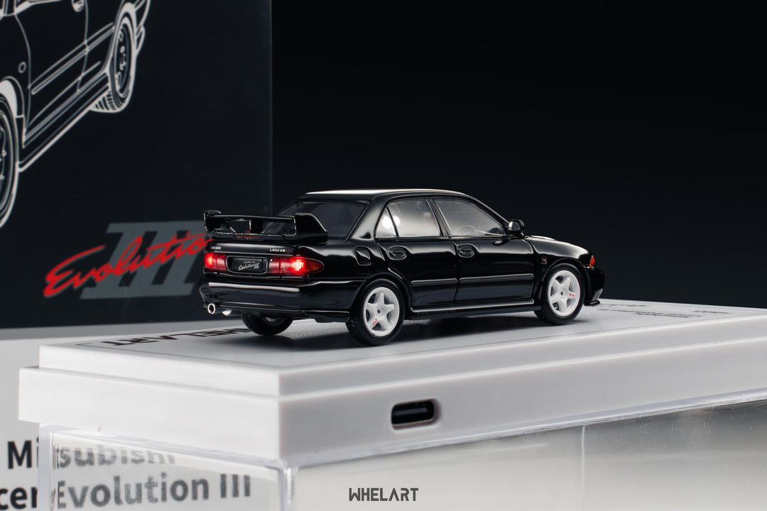 [Preorder] WHELART 1:64 Mitsubishi EVO3 Black H-003B