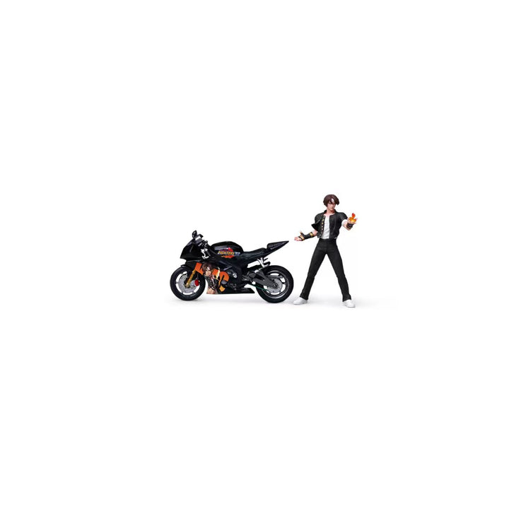 [Preorder] MoreArt 1:64 KYO KUSANAGI PRINTED MOTORCYCLE DOLL SET MO222282