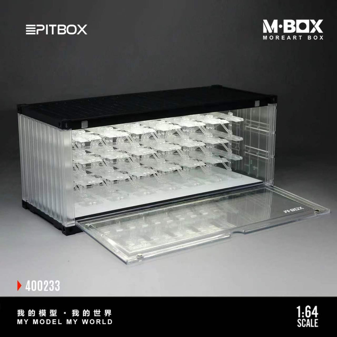 [Preorder] MBOX 1:64 TRANSPARENT CONTAINER TRUCK STORAGE SCENARIO MB400233
