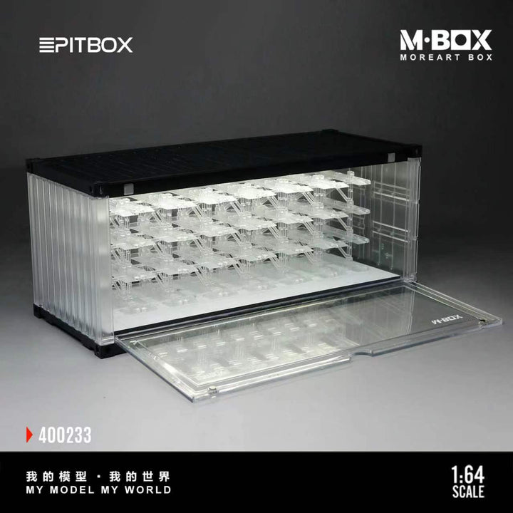 [Preorder] MBOX 1:64 TRANSPARENT CONTAINER TRUCK STORAGE SCENARIO MB400233