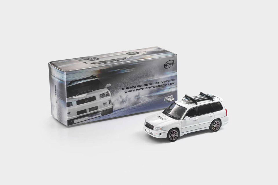 [Preorder] Model Model 1:64 Subaru Forester STI Version White MM64-SG9-003