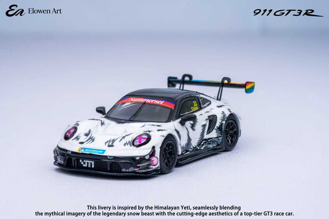 [Preorder] Elowen Art 1:64 Porsche 911 GT3 Yeti Livery