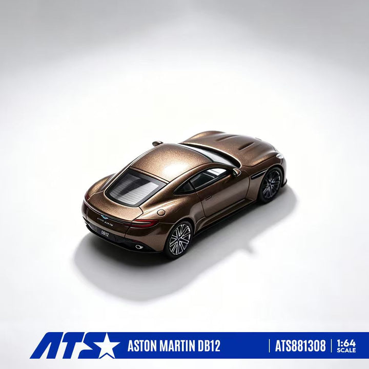 [Preorder] ATS Model 1:64 Aston Martin DB12 Silver/Metallic Brown (2 Colours) ATS881306/ ATS881308