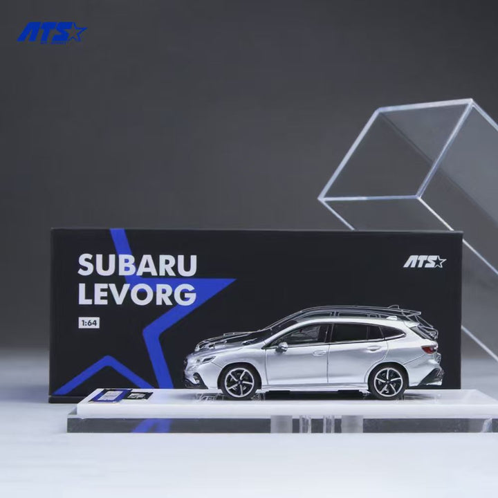 [Preorder] ATS Model 1:64 Subaru LEVORG - Silver Gray ATS880303