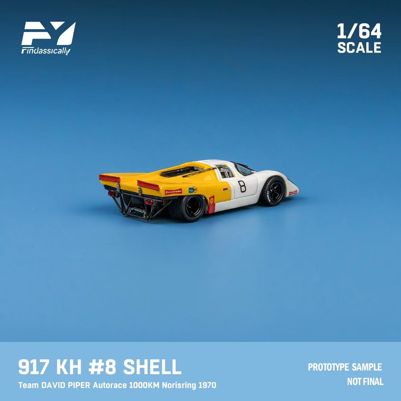 Findclassically 1:64 Porsche 917K Shell (2 Versions) – Horizon Diecast