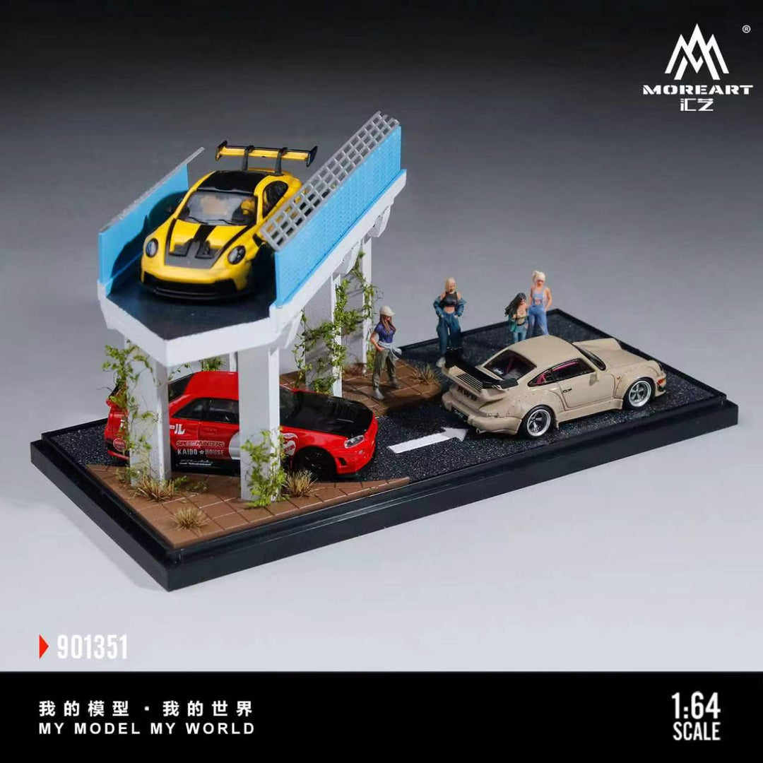 [Preorder] MoreArt 1:64 MINIATURE ELEVATED BRIDGE SCENE MO901351