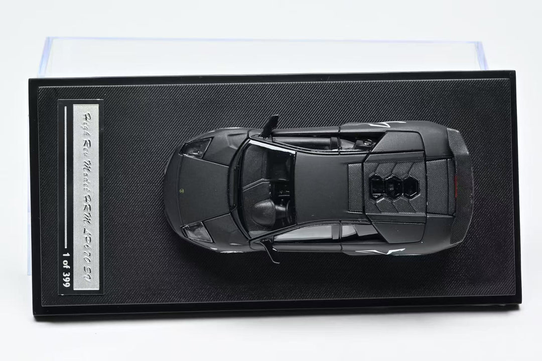 [Preorder] High Rev Model 1:64 Lamborghini Murcielago LP670-4 SV Nero Nesoi Matte