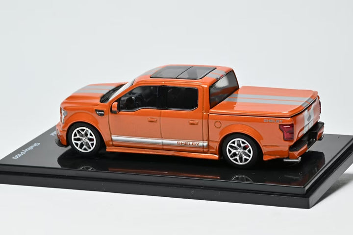 [Preorder] Funny Model 1:64 Shelby F150 Super Snake Orange with Silver strips