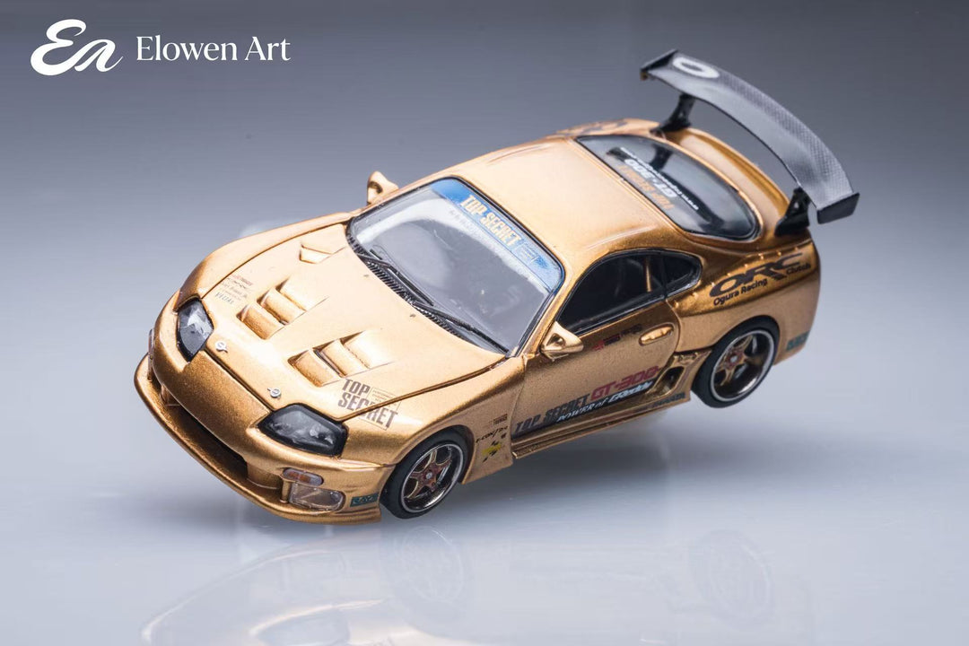 [Preorder] Elowen Art 1:64 Top Secret A80 Supra MK4 Gold