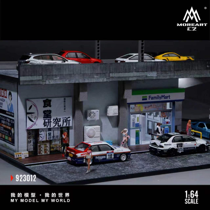[Preorder] MoreArt 1:64 FAMILY MART CONVENIENCE STORE VIADUCT SCENE MO923012