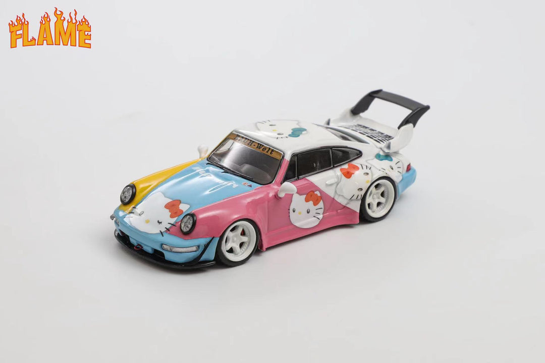 [Preorder] Flame 1:64 Porsche RWB Hello Kitty Livery (2 Verisons)