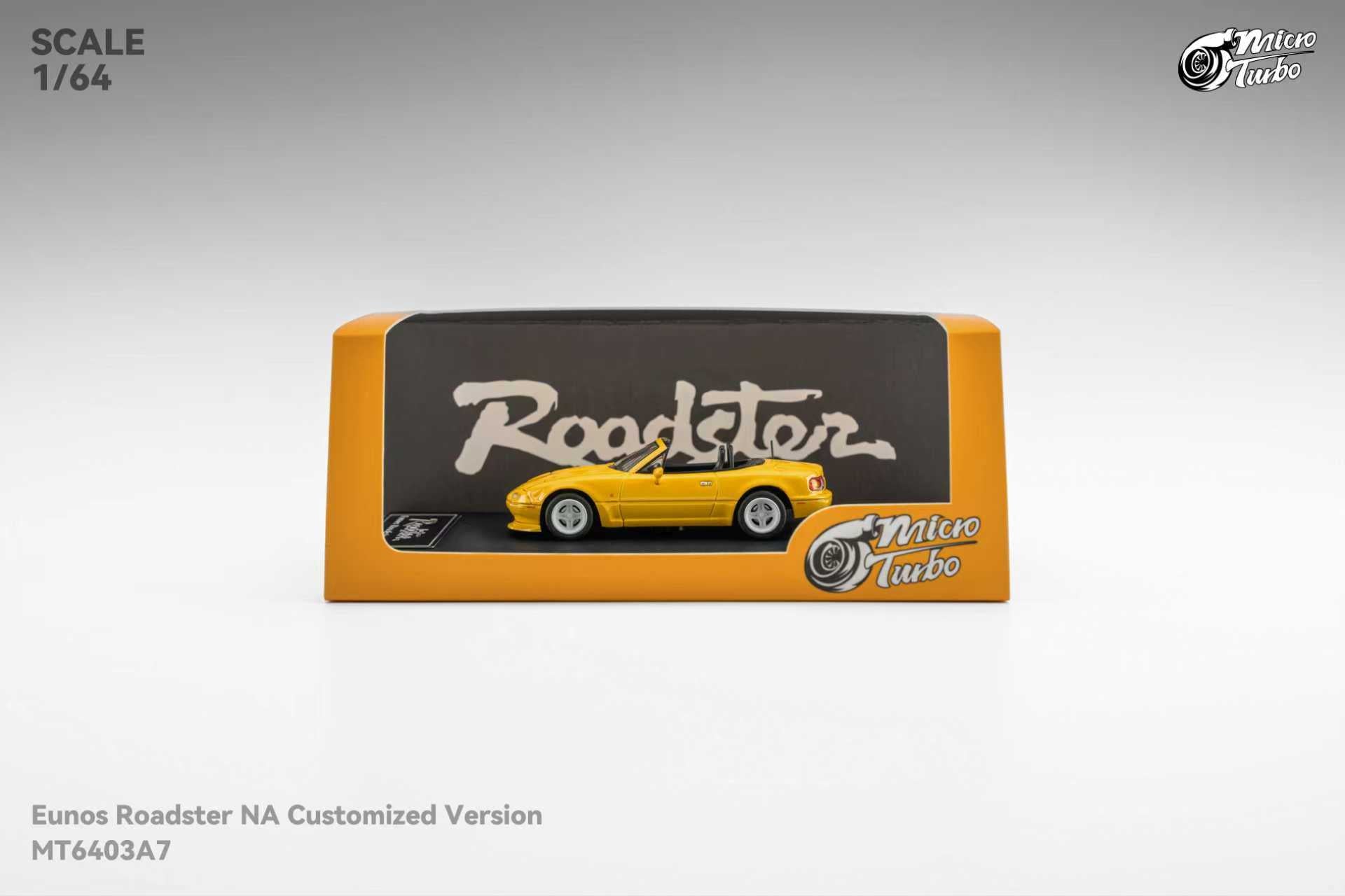 Preorder] Microturbo 1:64 Mazda MX5 - Metallic Yellow MT6403A7