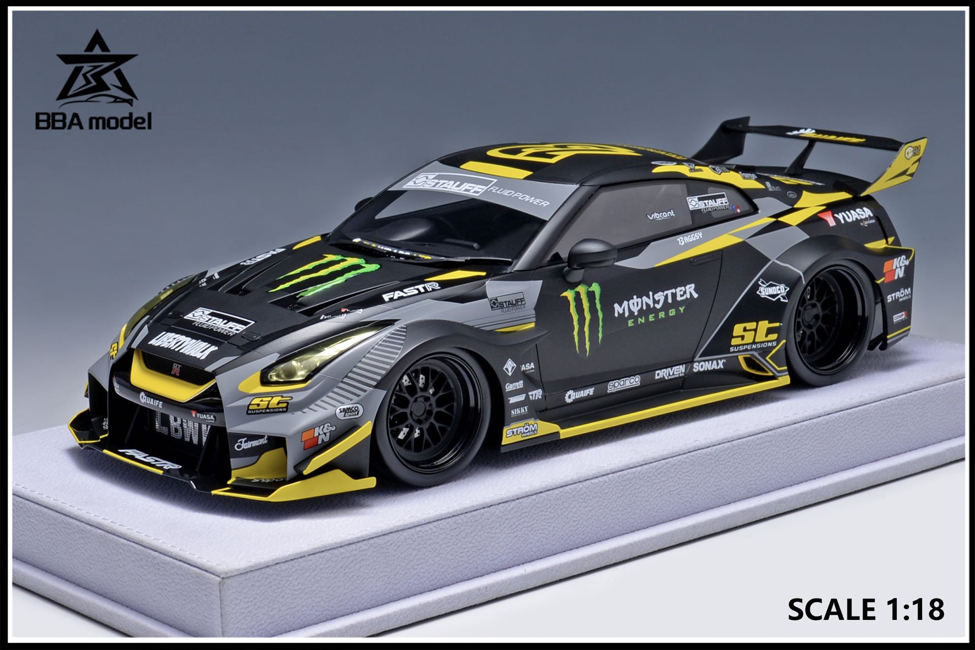 BBA model 1:18 Nissan GTR 35GT-RR LBWK Limited Edition (5 Versions