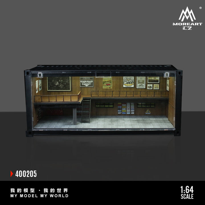 [Preorder] MoreArt 1:64 CONTAINER REPAIR SHOP SCENE MO400205