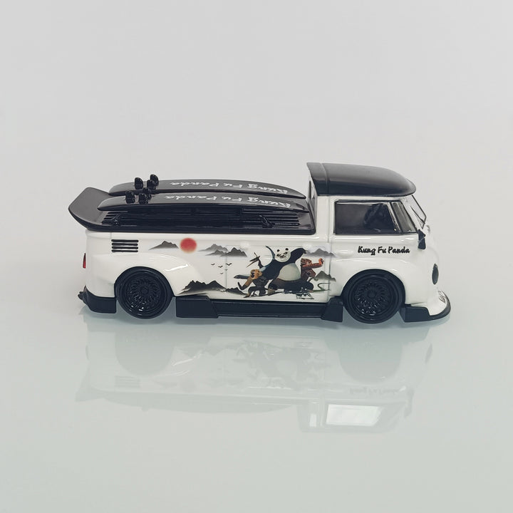 LMLF Model 1:64 Volkswagen T1 Widebody Pickup Truck - Kung Fu Panda