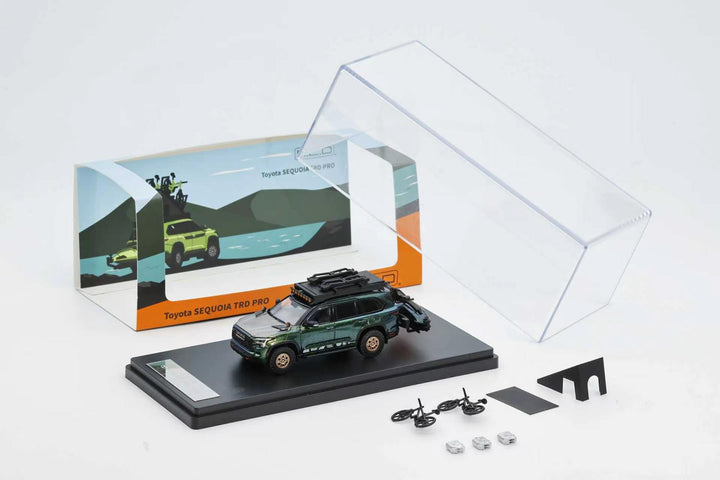 [Preorder] GCD 1:64 Toyota SEQUOIA TRD PRO With accessories LHD (2 Colours) KS-068-440/ KS-068-441