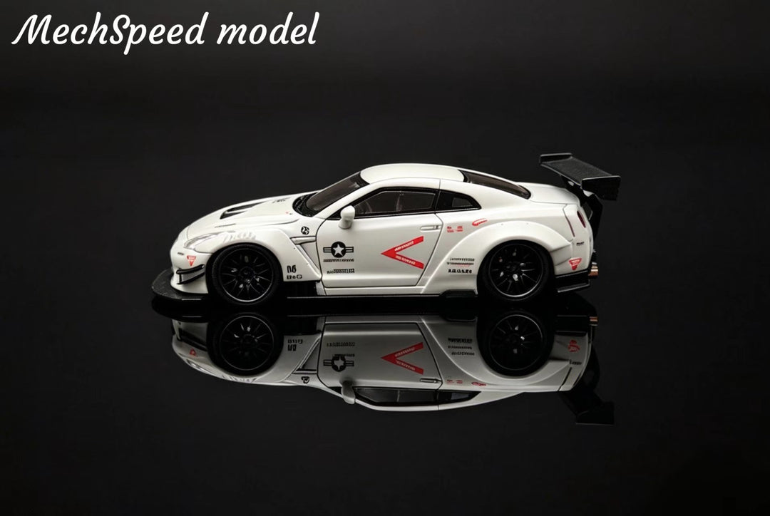 [Preorder] MechSpeed 1:64 Nissan GT-R R35 LB-Works Edition Air Force Grey Livery