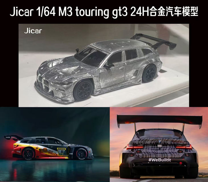 [Preorder] Jicar 1:64 BMW G81 M3 Touring GT3 24h (2 Colours)