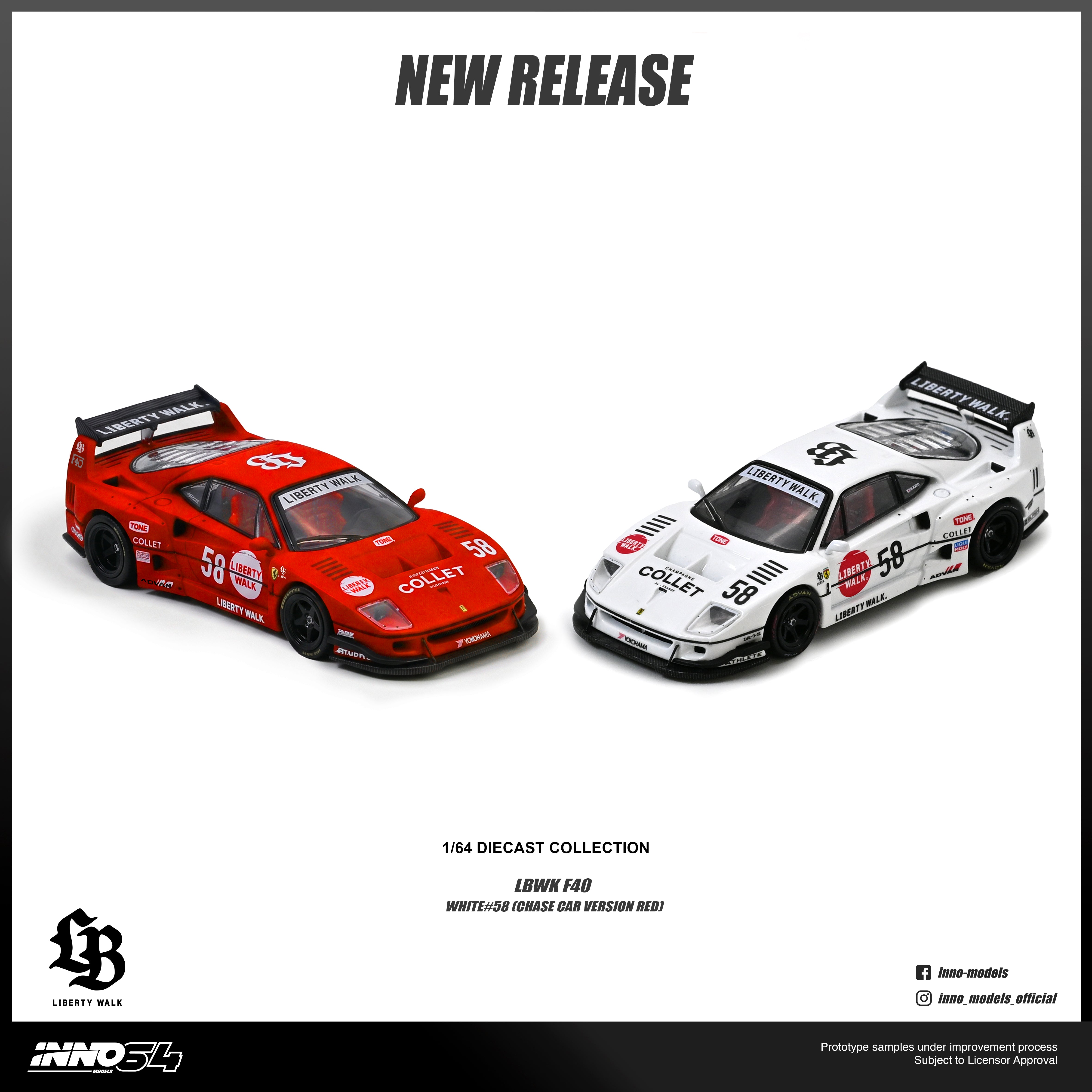 Preorder] Inno64 1:64 LBWK F40 COLLET IN64-LBWKF40-COLLET