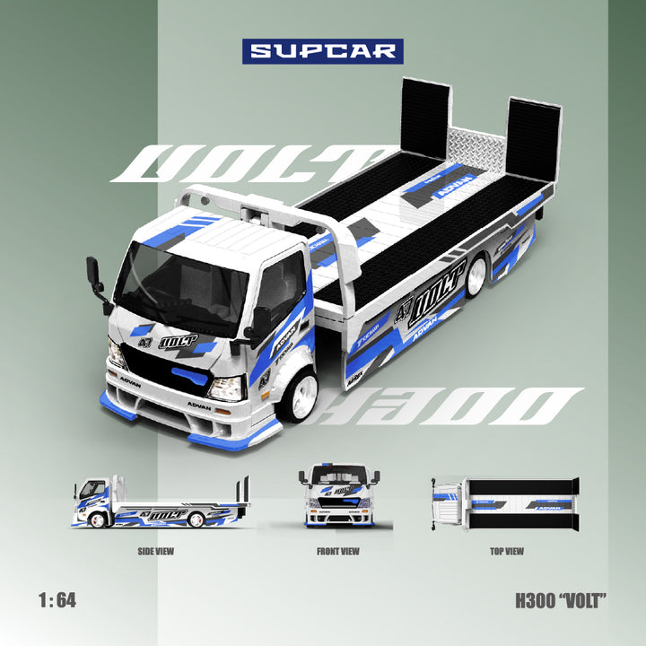 [Preorder] SUPCAR 1:64 ADVAN“VOLT” H300 Blue&amp;White Livery SC647237
