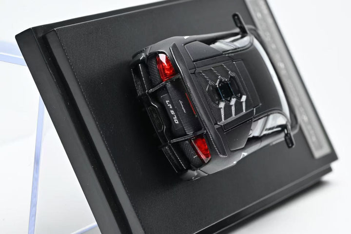 [Preorder] High Rev Model 1:64 Lamborghini Murcielago LP670-4 SV Nero Nesoi Matte