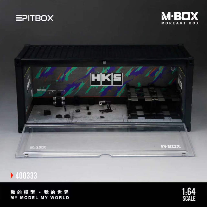 [Preorder] MBOX 1:64 HKS PAINTING AND MAINTENANCEWORKSHOP SCENE MB400333