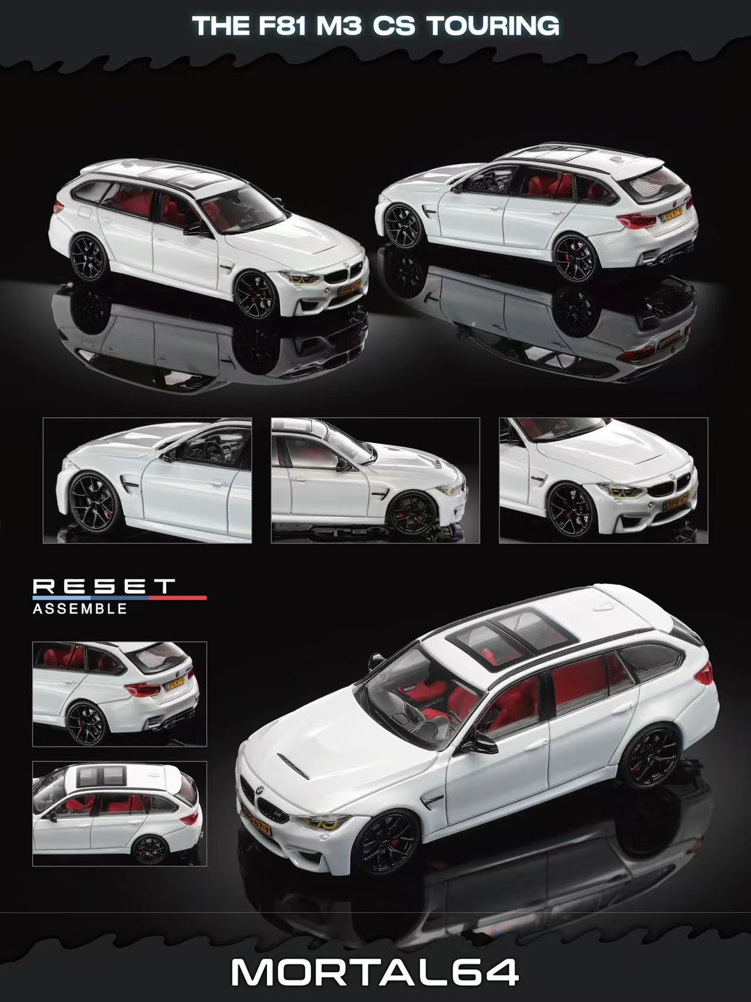 [Preorder] Mortal 1:64 BMW M3 F81 (2 Colours)