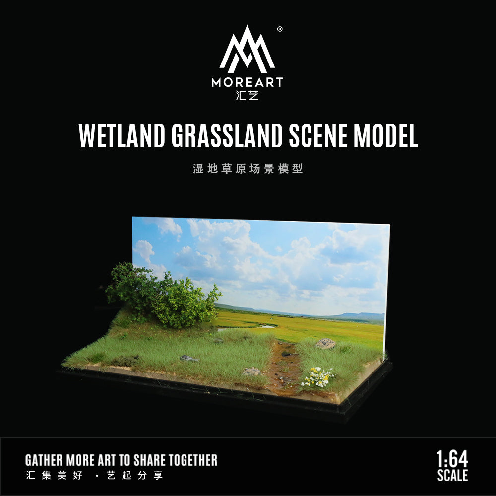 [Preorder] MoreArt 1:64 WETLAND GRASSLAND SCENE MODEL