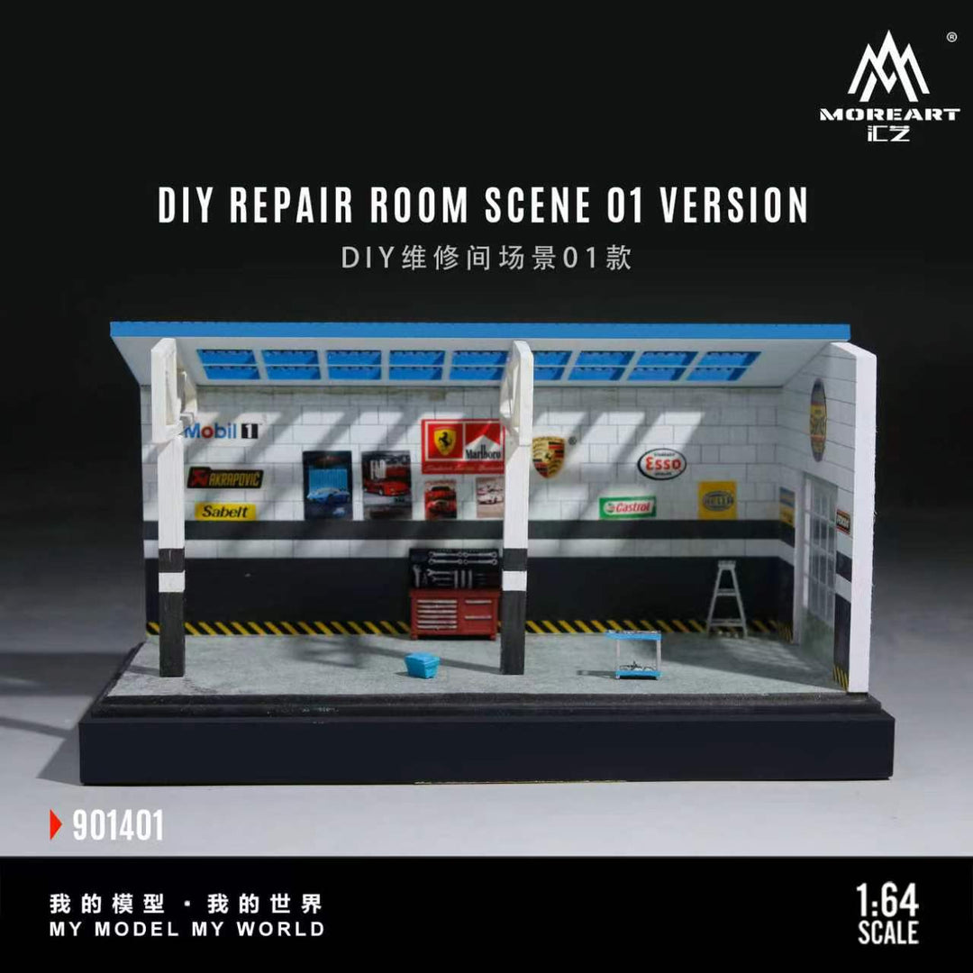 [Preorder] MoreArt 1:64 DIY REPAIR ROOM SCENE O1 VERSION MO901401