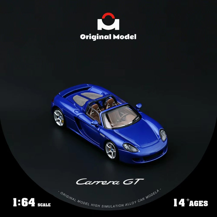 [Preorder] Original Model 1:64 Porsche Carrera GT Blue OM645913