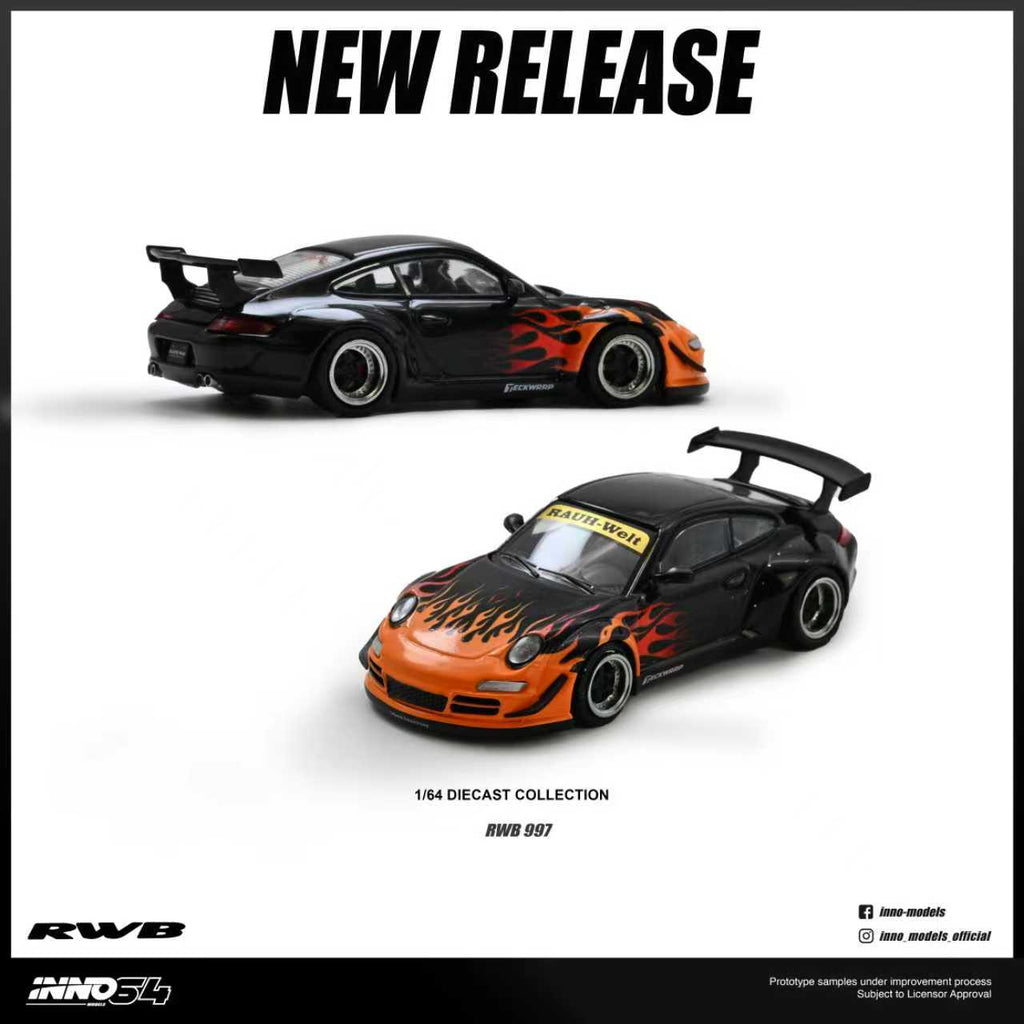 フィリピン限定のチューベロ IGNITION RWB 1:64 Ignition Model 1:64 Porsche Rauh-Welt Begriff RWB 993 Matte Purple