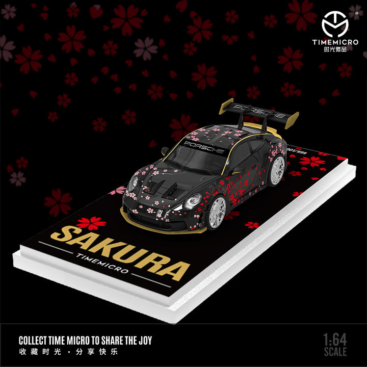 [Preorder] TimeMicro 1:64 Porsche 911 992 GT3 RS SAKURA livery (3 Versions)