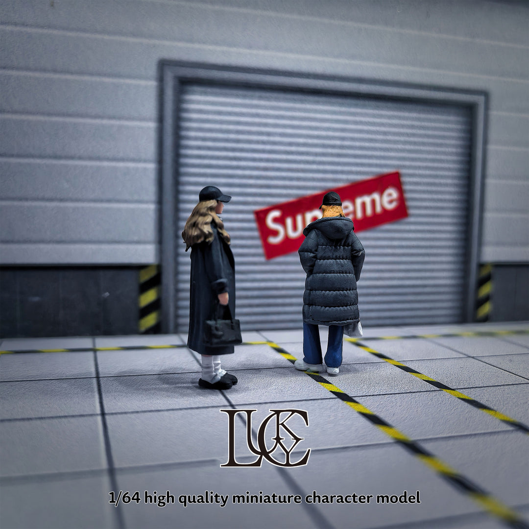 [Preorder] Lucky Studio 1:64 Two girls in long winter coats LK2026042907 (2 Variants)