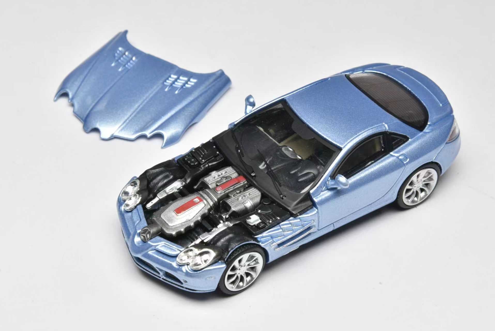 Preorder] Stance Hunters 1:64 Mercedes Benz SLR McLaren Ice Blue