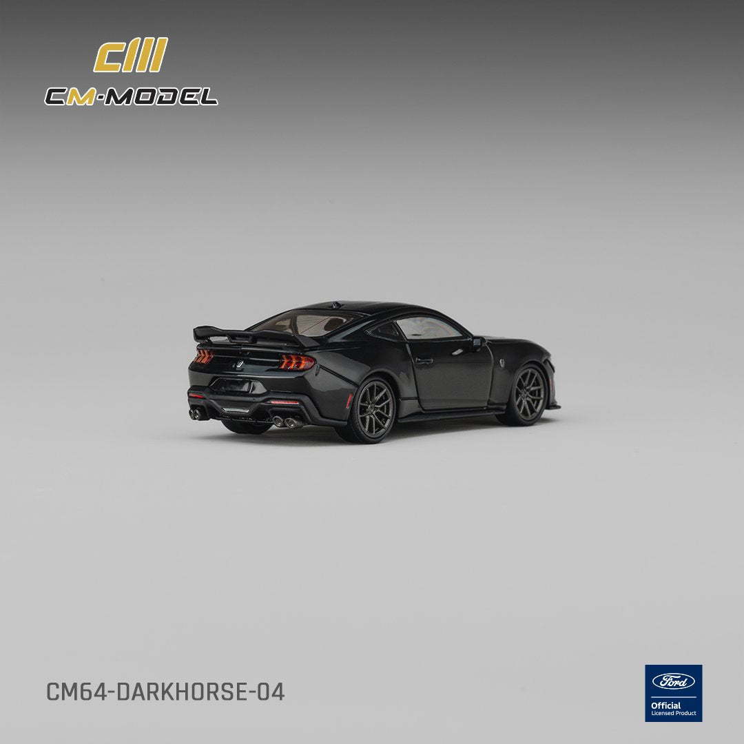 [Preorder] CM Model 1:64 Ford Mustang Darkhorse Shadow Black CM64‑DARKHORSE‑04