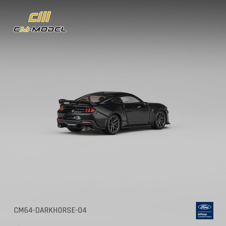 [Preorder] CM Model 1:64 Ford Mustang Darkhorse Shadow Black CM64‑DARKHORSE‑04