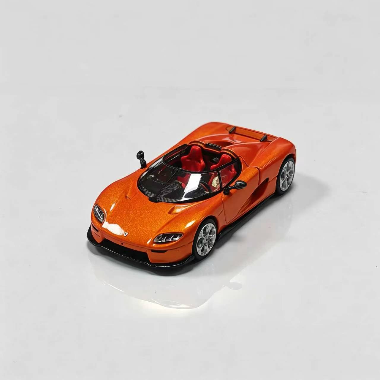 Preorder] Rhino Model 1:64 Koenigsegg CC850 Orange – Horizon Diecast