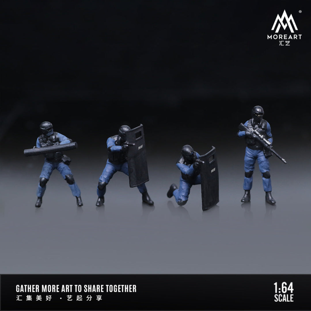 [Preorder] MoreArt 1:64 ARMED POLIGE DOLL D SET