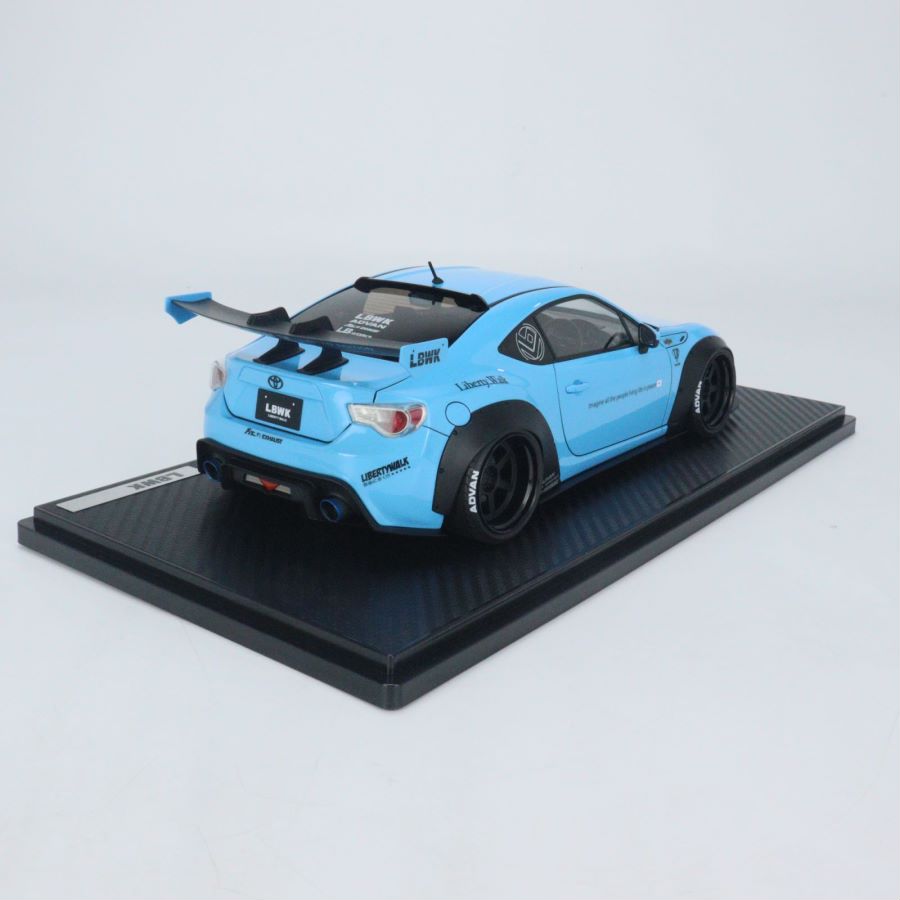 Ignition Model 1:18 LB nation 86 WORKS Full Complete ver.1 Light Blue ...