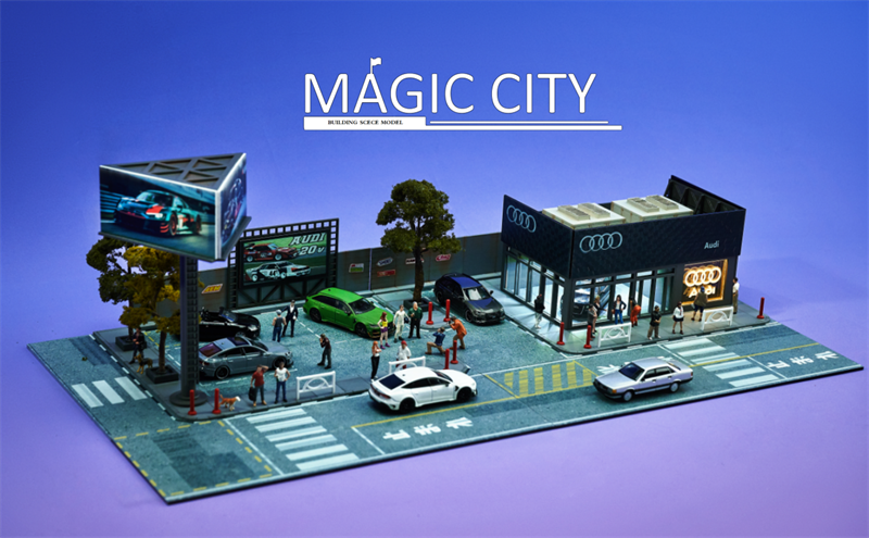 Magic City 1:64 Diorama Audi Showroom 110066