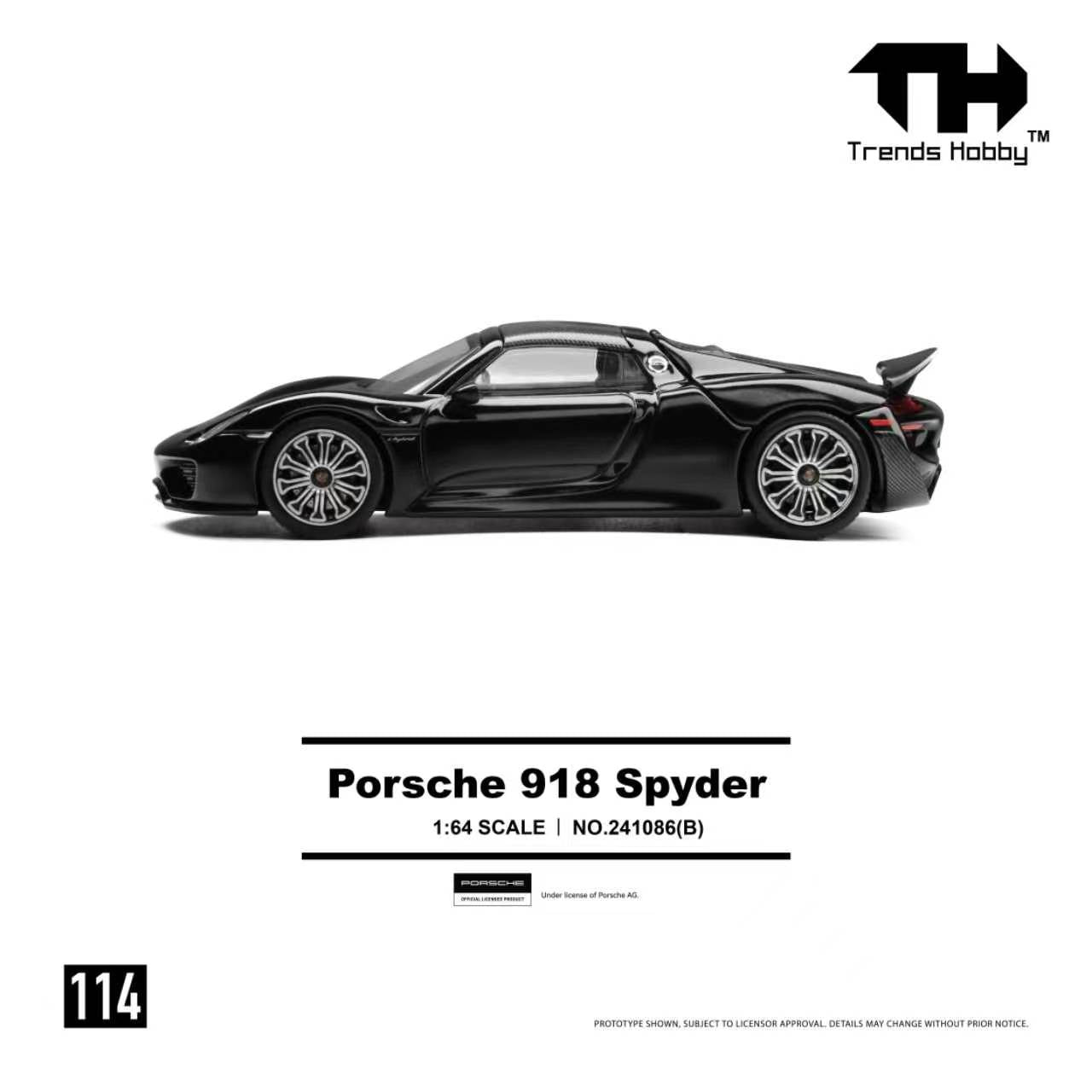 Preorder] Trends Hobby 1:64 Porsche 918 Spyder (2 Colours) 241086