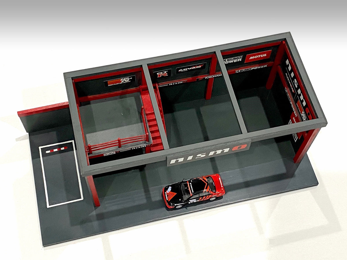 American Diorama 1:64 Garage Diorama Advan Yokohama AD-76530