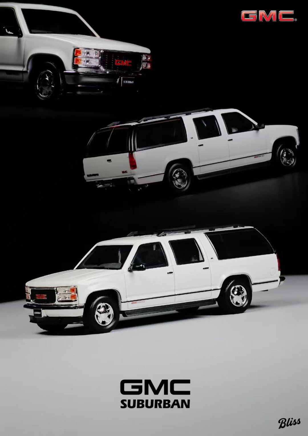 [Preorder] BLISS 1:64 Chevrolet Suburban Ivory White