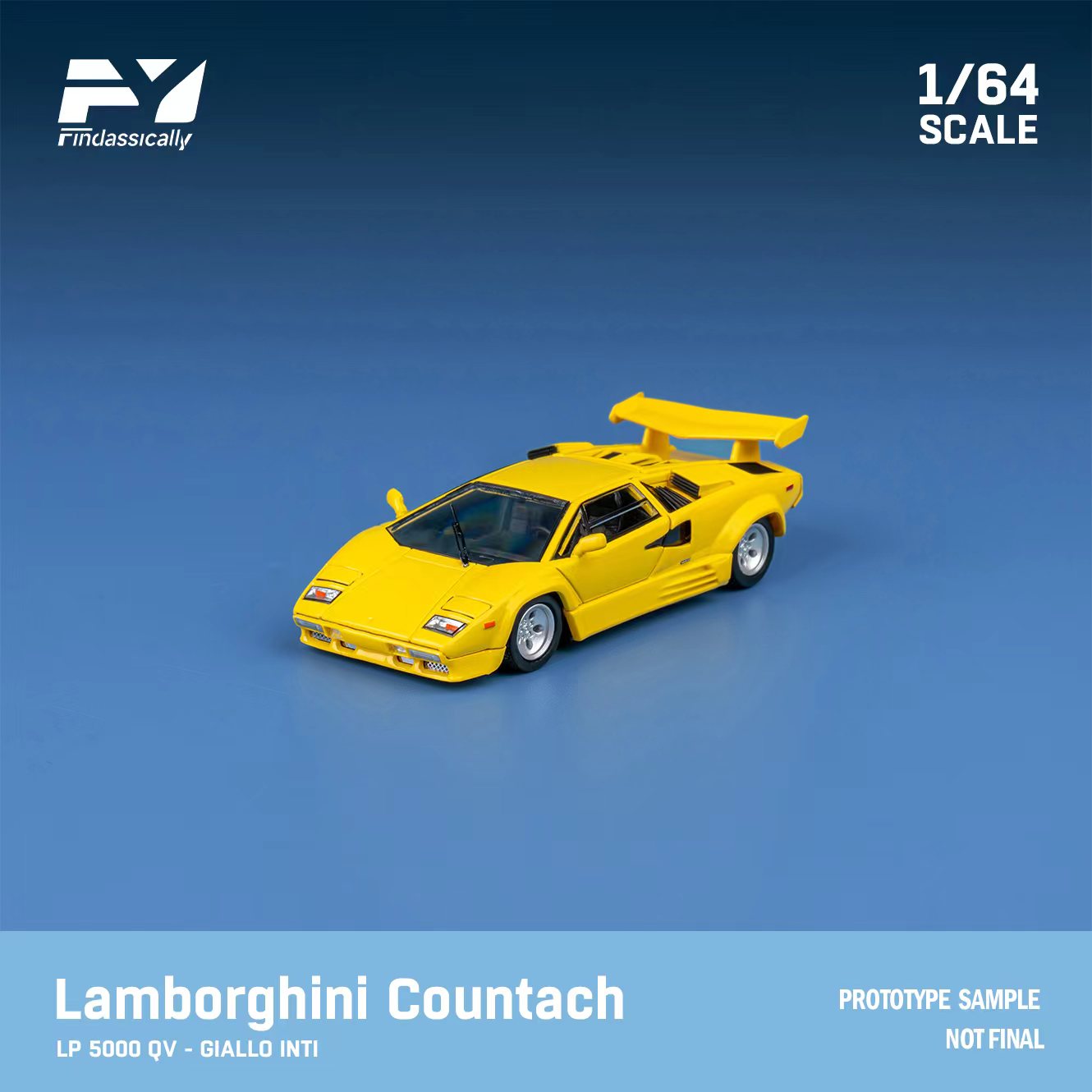 Finclassically 1:64 Lamborghini Countach LP5000 (4 Versions