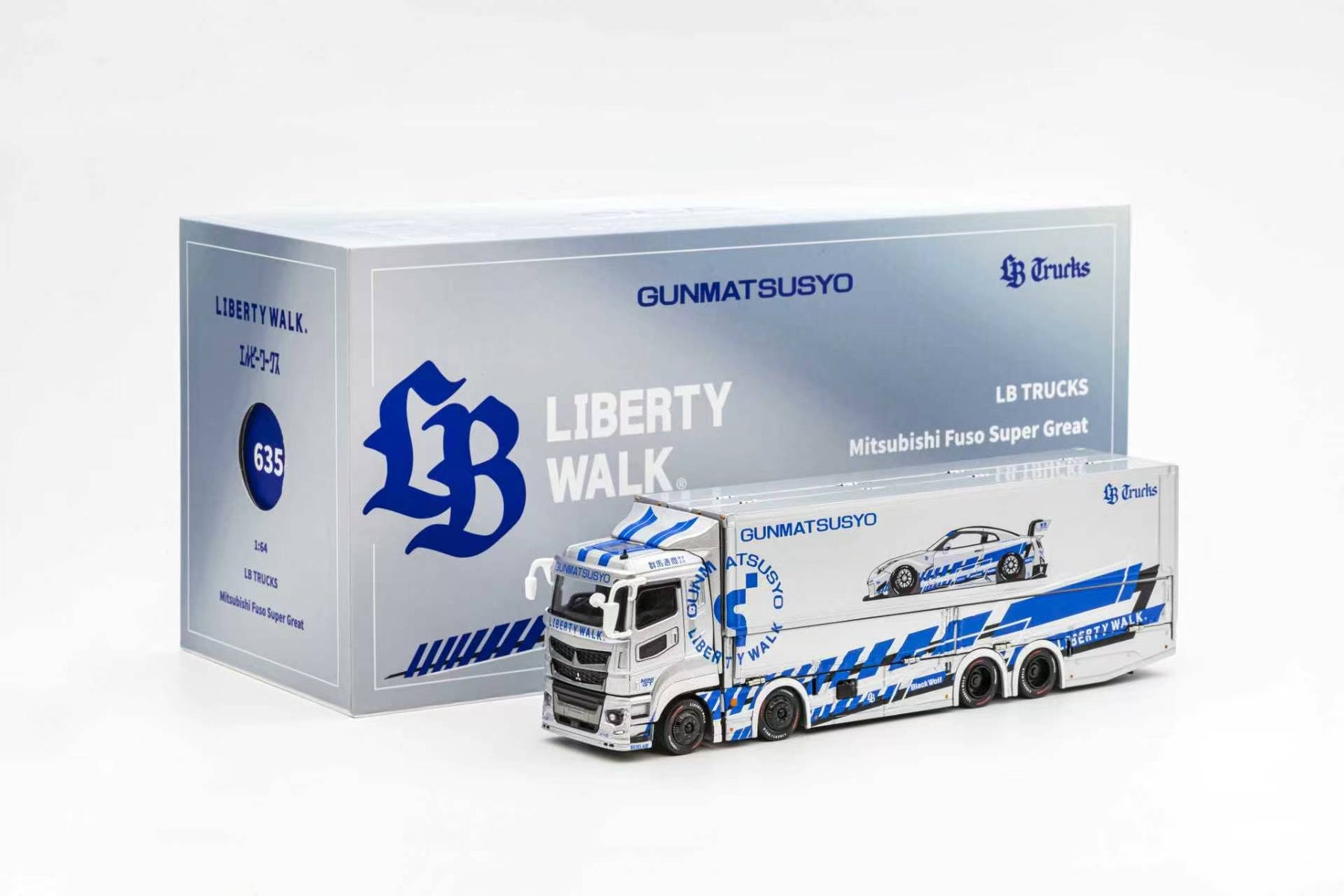 TAS限定モデル LB TRUCKS G.C.D FUSO オマケ付き GCD Models x Liberty Walk Truck GUNMATSUSYO Mitsubishi Fuso Super