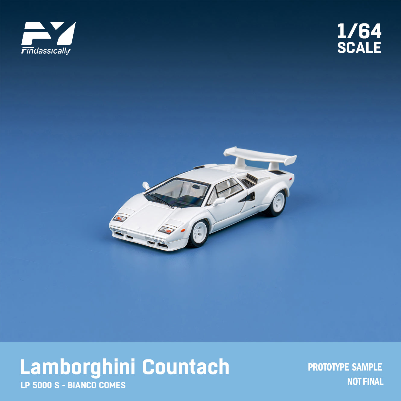 Finclassically 1:64 Lamborghini Countach LP5000 (4 Versions