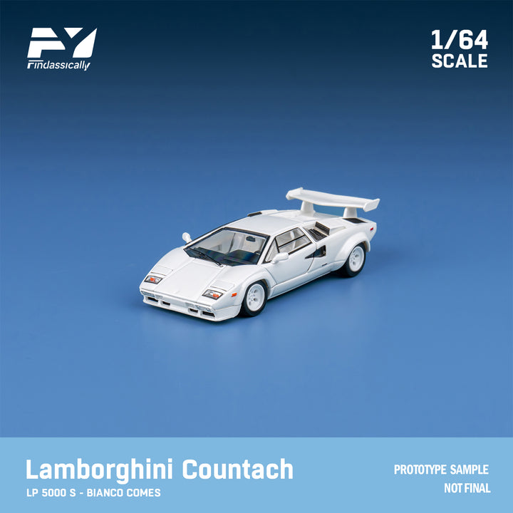 [Preorder] Finclassically 1:64 Lamborghini Countach LP5000 (4 Versions)